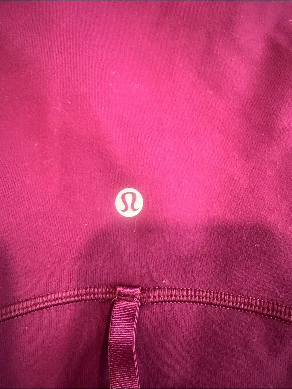 Lululemon Plum Burgundy Full Zip Jacket Size 12 Discontinued